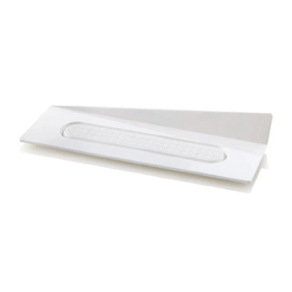 JB Prince RB433 W 5.5 Inch Rectangular Single Serve Tray White - Pack of 100
