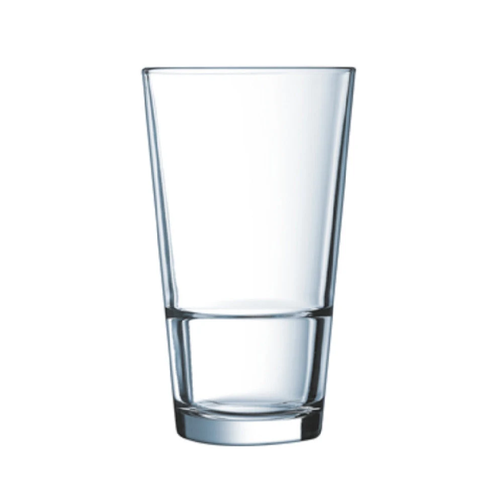 Arc Cardinal H3089 16 Oz Soda Lime Glass Stack Up Cooler - 12 Packs