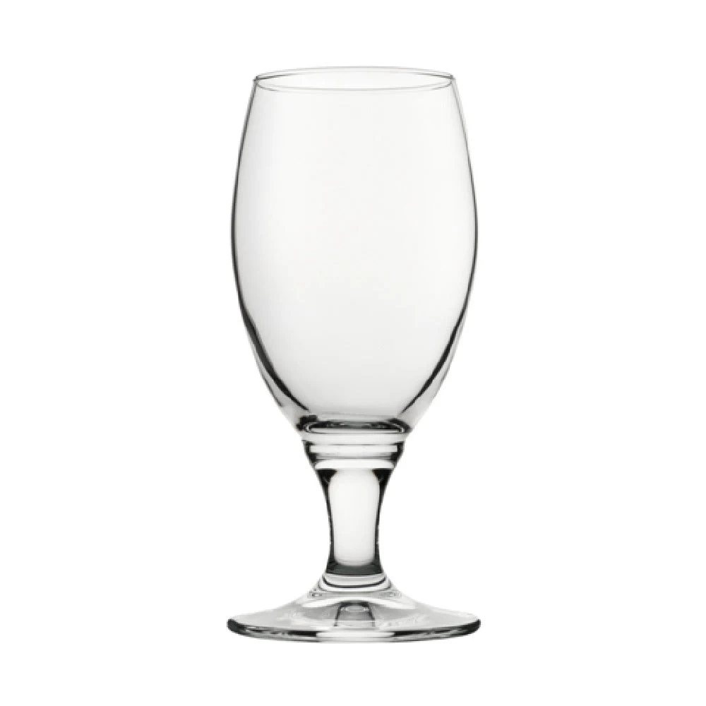 Steelite P440032 13.25 Oz. Stemmed Beer Glass Soda Lime with Practical Design