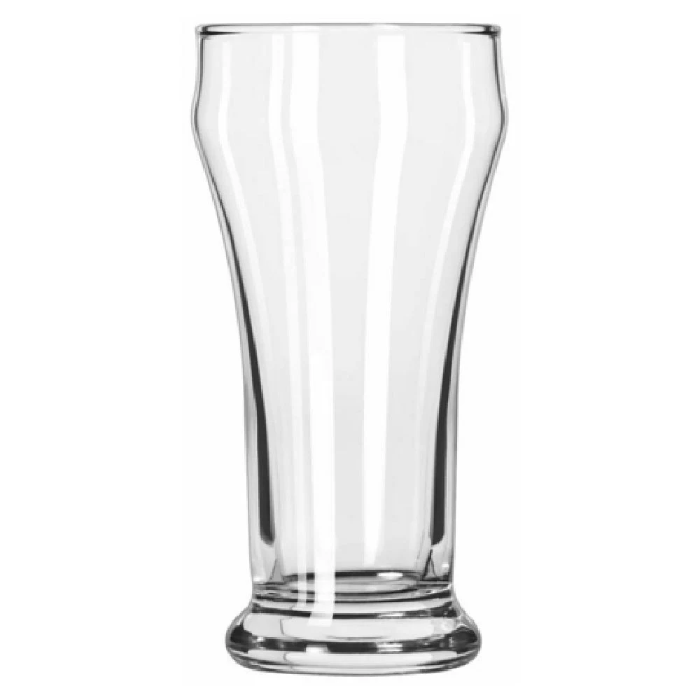 Libbey 14 12 Oz Pilsner Glass Heavy Base Tempered Glass Clear - 36 Packs