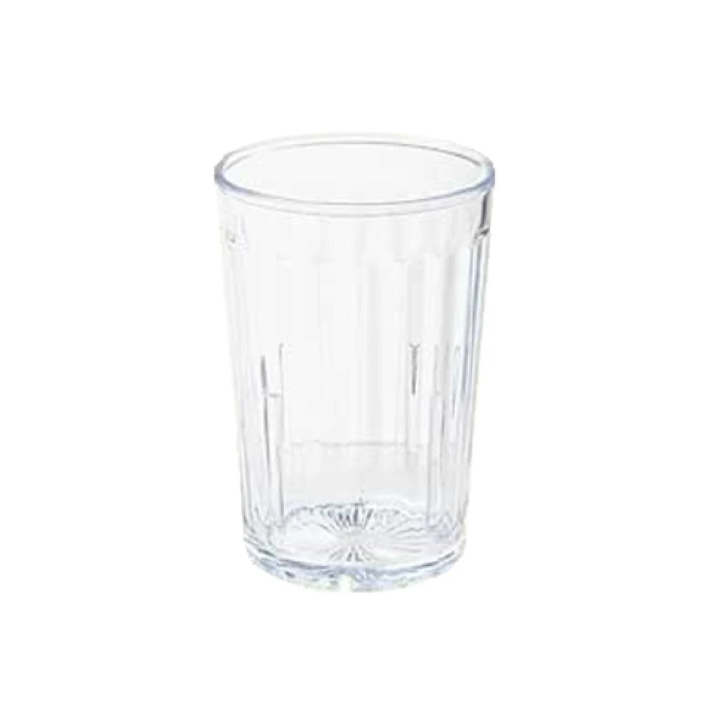 GET Enterprises 8805-1-CL 5 Oz Tumbler Stackable Clear Textured SAN Plastic