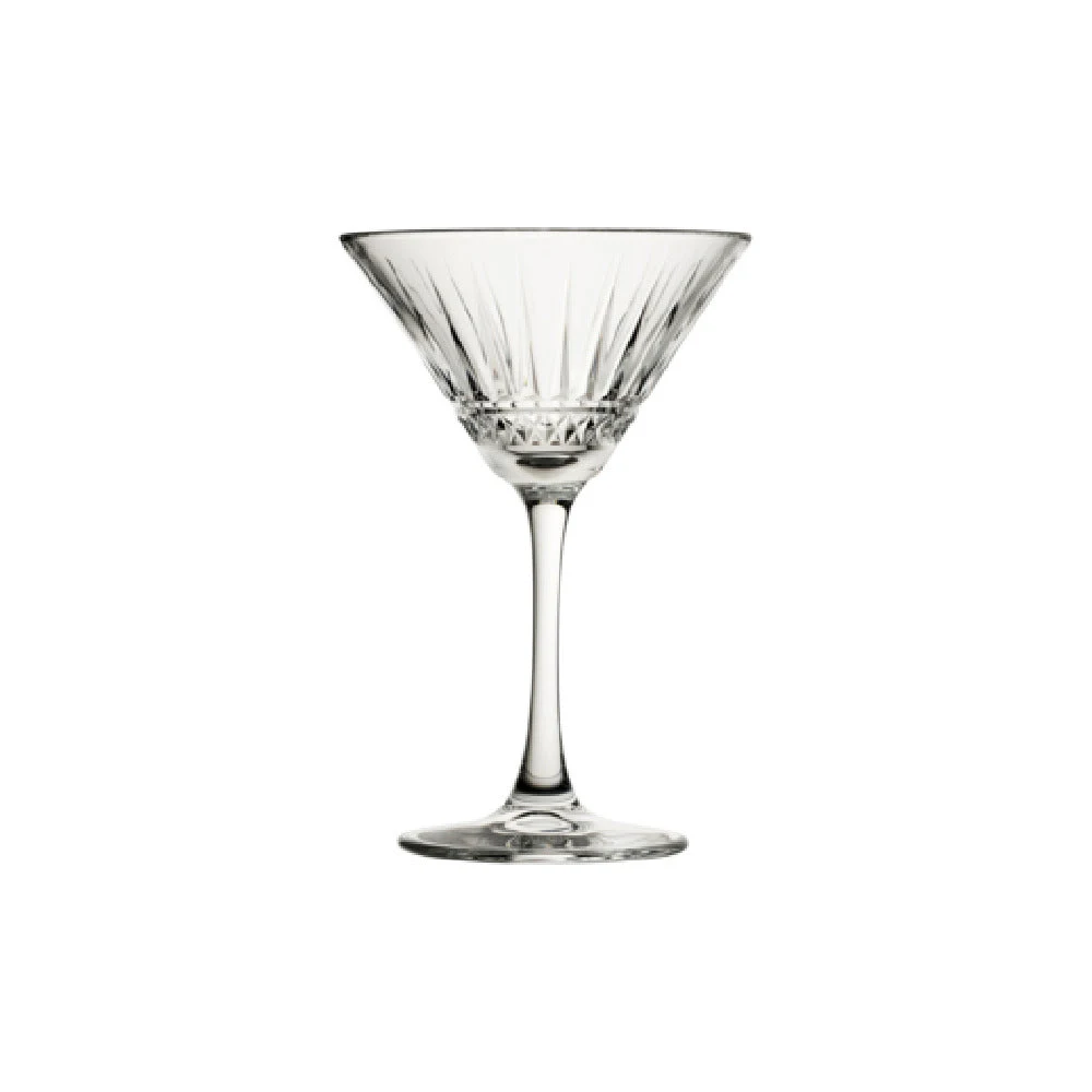 Steelite P440328 7.75 Oz. Clear Non-Tempered Soda Lime Martini Glass