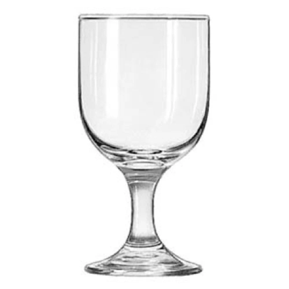 Libbey 3756 10-1/4 Oz Goblet Glass with Safedge rim and foot guarantee