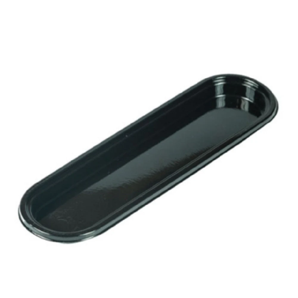 JB Prince RB284 5.5 Inch Oval Eclair Tray Made in Italy 100 Packs