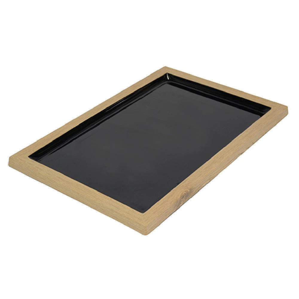 BauscherHepp TWD2328B 16-9/16 Inch Serving and Display Tray Black Melamine