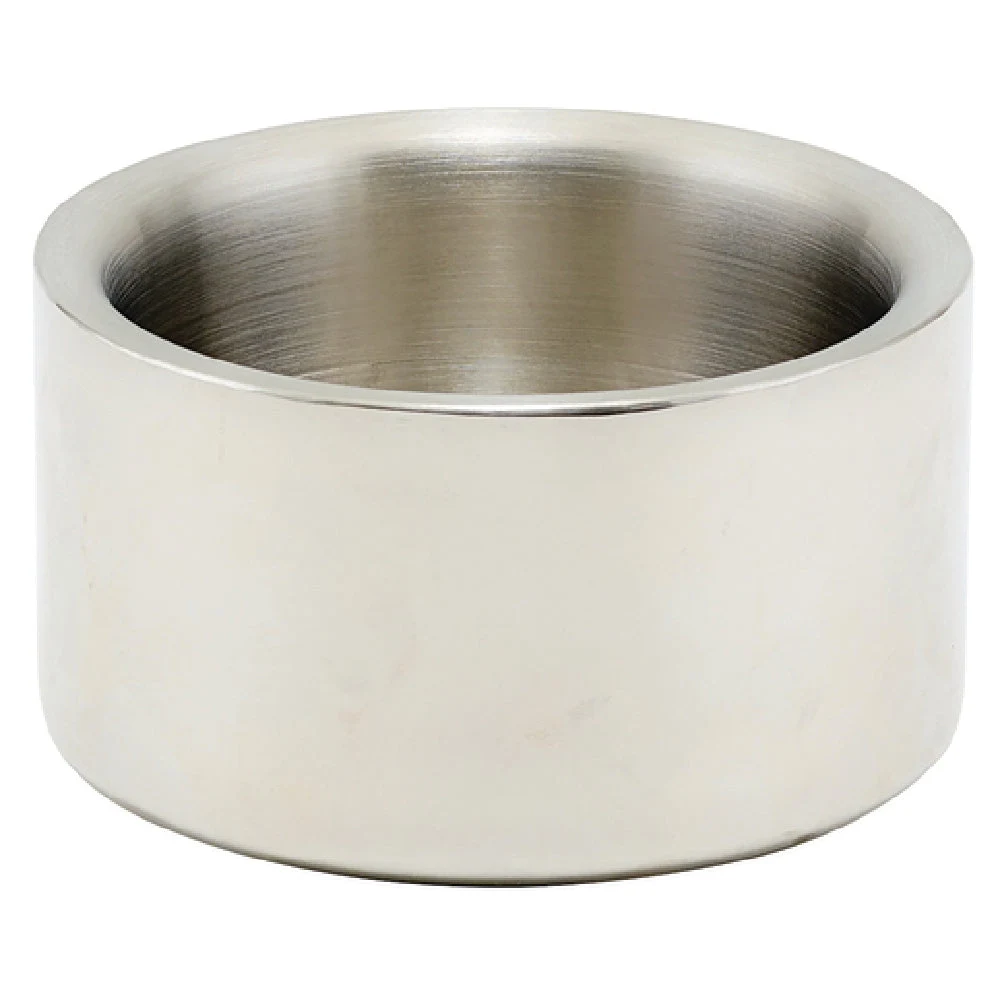 Winco DWCC-5 4-5/8 Inch Diameter Double Wall Wine Coaster Stainless Steel