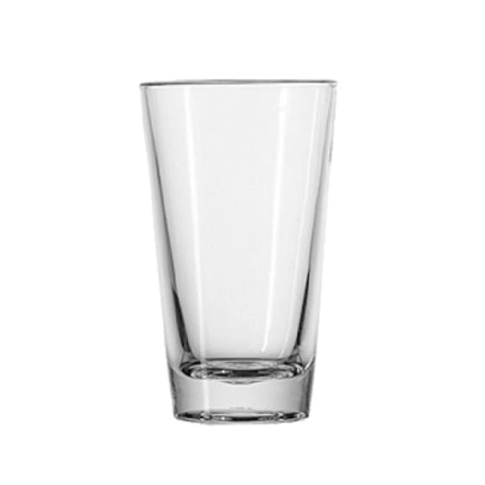 Anchor Hocking 77174 14 oz Clear Mixing Glass Rim Tempered Tapered 3-1/2 Inch