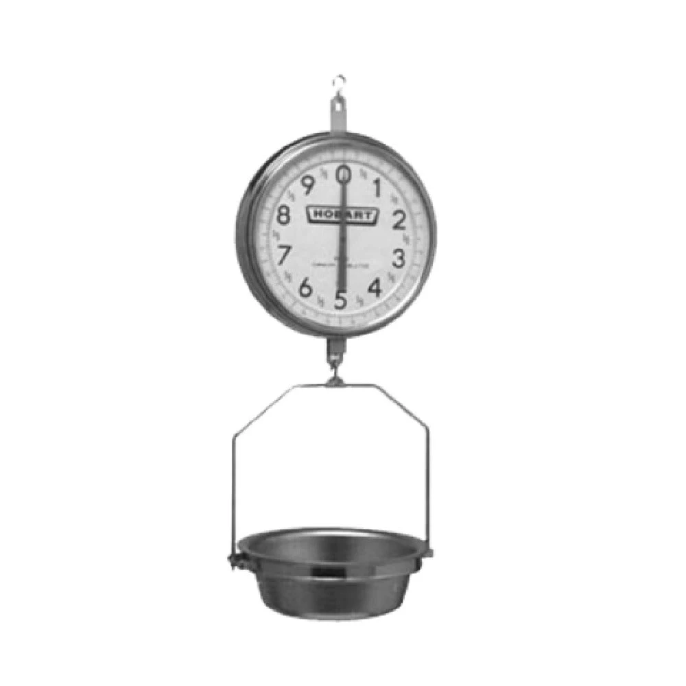 Hobart PR30-2 16 Inch Dual Face Hanging Dial Scale Stainless Steel Chrome Finish