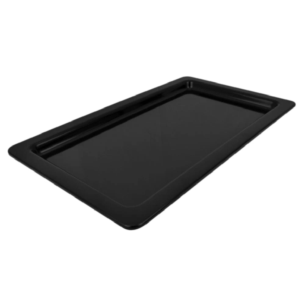 BauscherHepp TB1870 1-1/2 Qt Gastro Tray Rectangular with Anti-slip Feet Melamine Black
