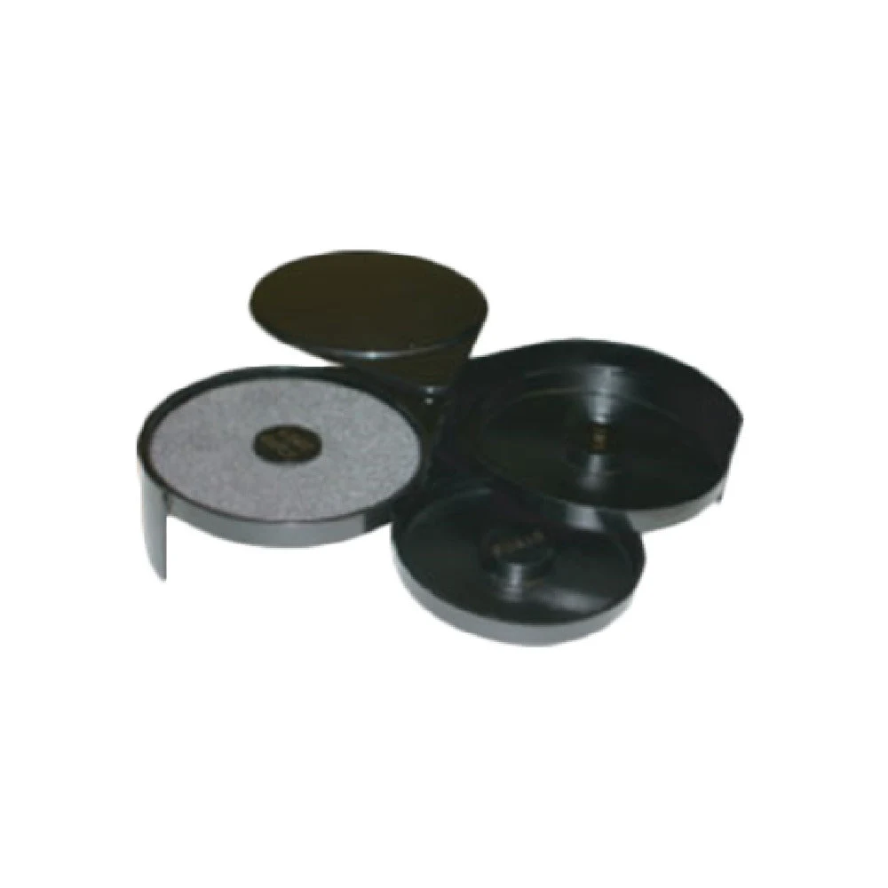 Thunder Group PLSSGR001 3 Tier Glass Rimmer with Swing Trays ABS Plastic Black
