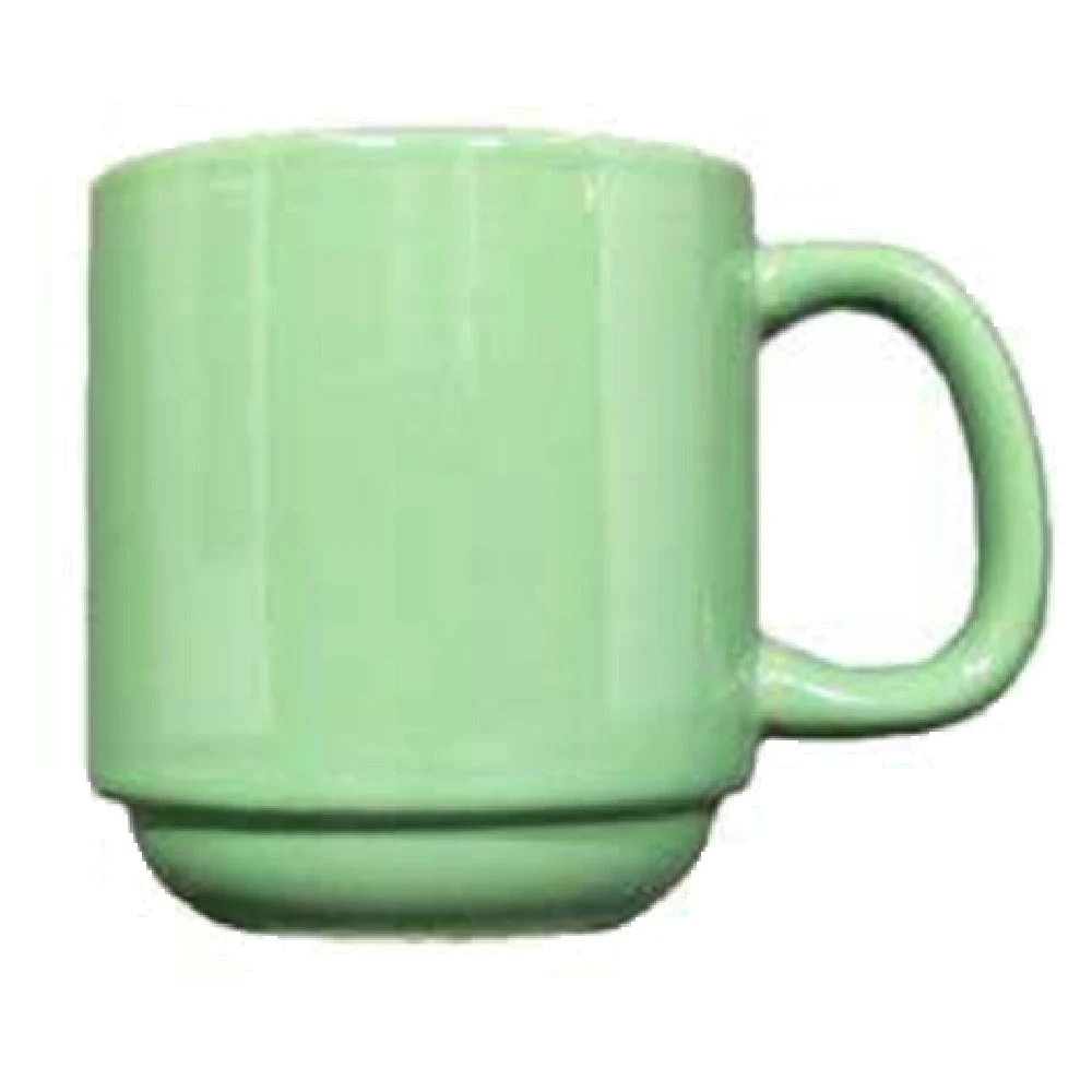 Vertex China SM-CG 10 Oz Cactus Green Round Stackable Mug