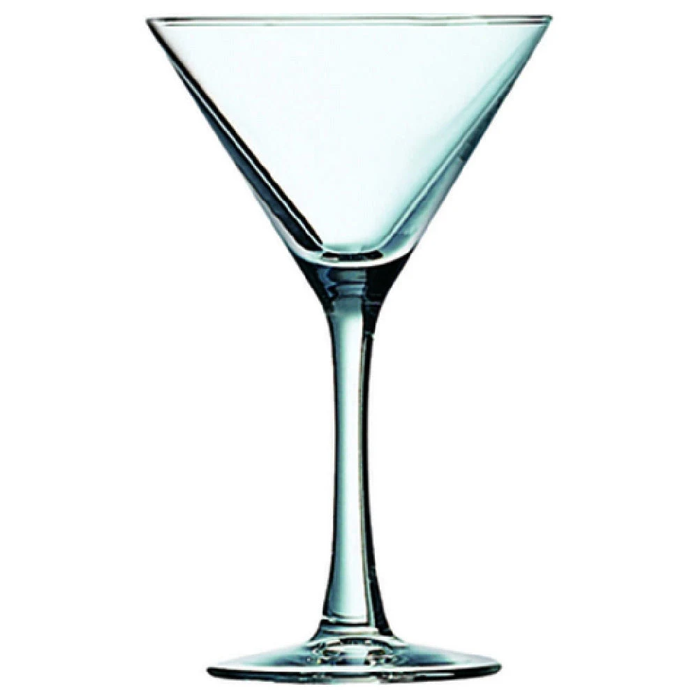 Arc Cardinal 09232 7.5 Oz Soda Lime Glass Martini with Arcoroc Excalibur