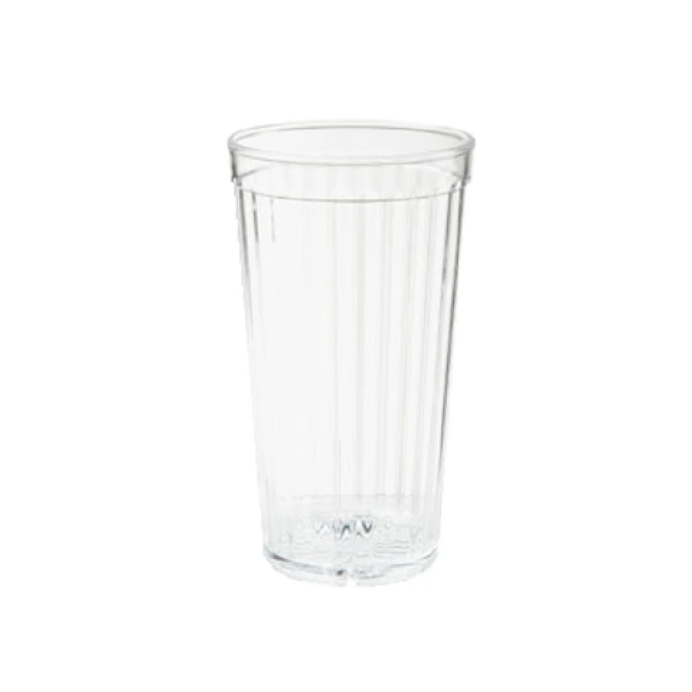 GET Enterprises 8823-CL 22 Oz Clear Textured Polycarbonate Tumbler 6-1/4 Inch;height 6 Packs