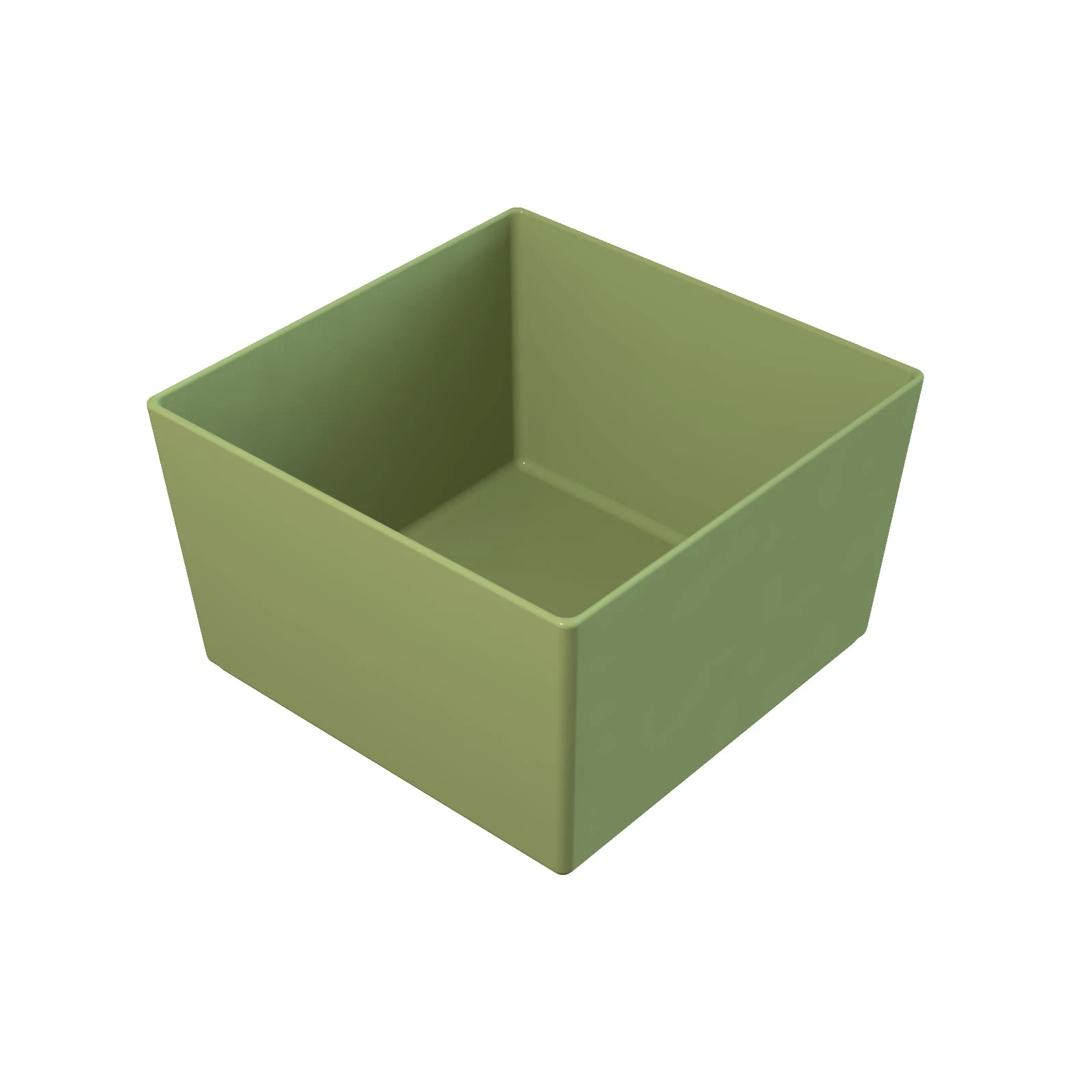 Tablecraft CW4036MM 9-5/8 Qt Square Bowl Cold Holding Aluminum Mint Finish