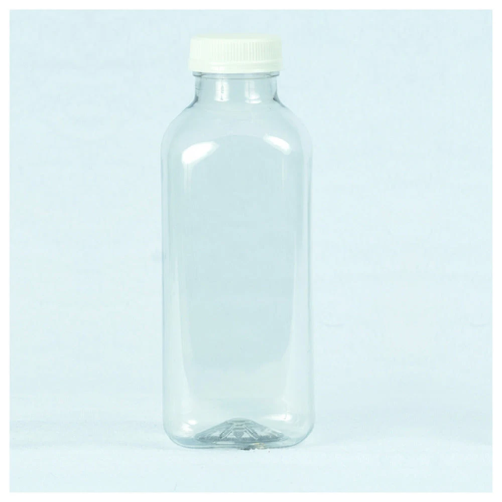 Buccaneer Container Corp 30860160102 16 Oz Juice Bottles Combo Packed with White Lids