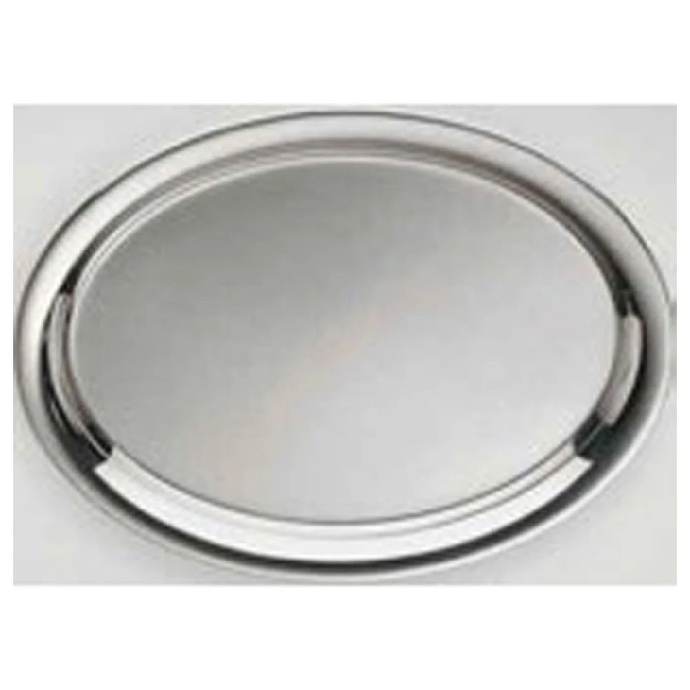 BauscherHepp 13.3032.3200 12-11/16 Inch Length Oval Tray Stainless Steel Silver Plate Finish