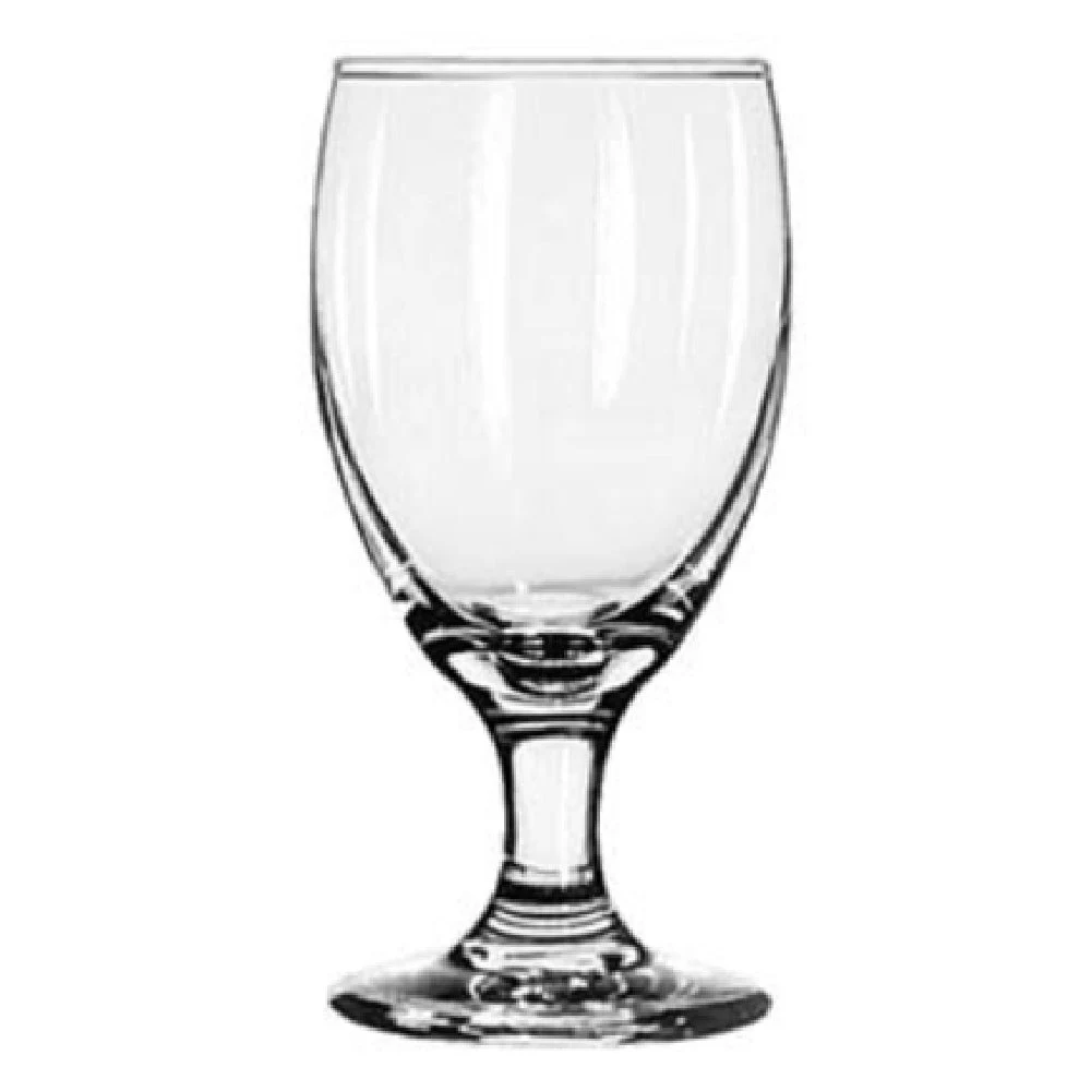 Libbey 3721 10-1/2 oz Goblet Glass Safedge Rim and Foot Guarantee 36 Packs