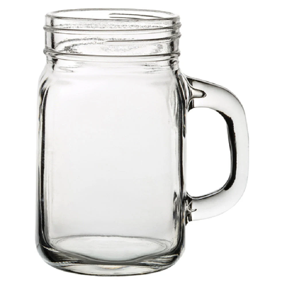 Tableware Solutions USA R90074 15 Oz Mason Jar Glass with Handle
