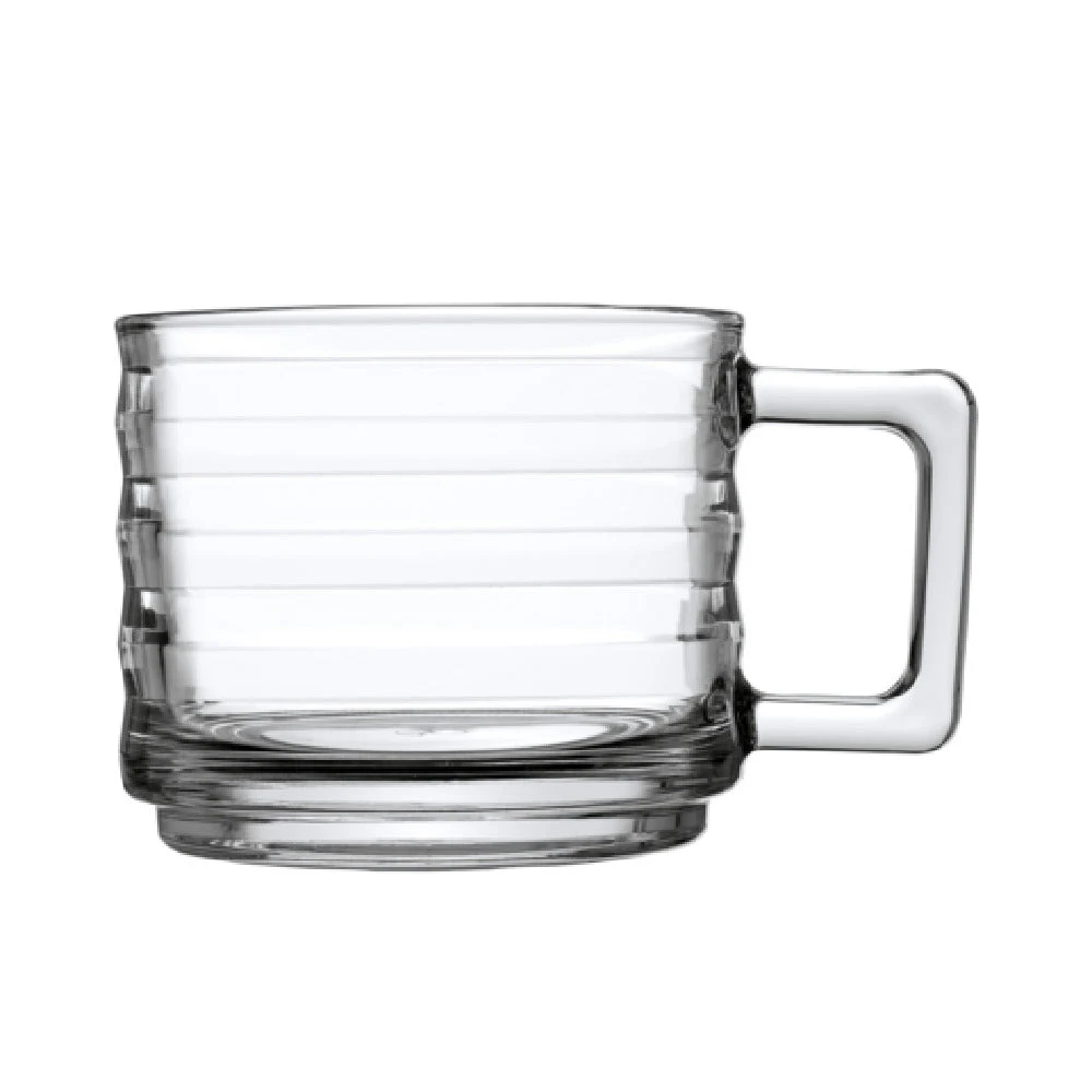 Steelite P55833 8.5 Oz Tempered Mug Soda Lime Glass 24 Packs