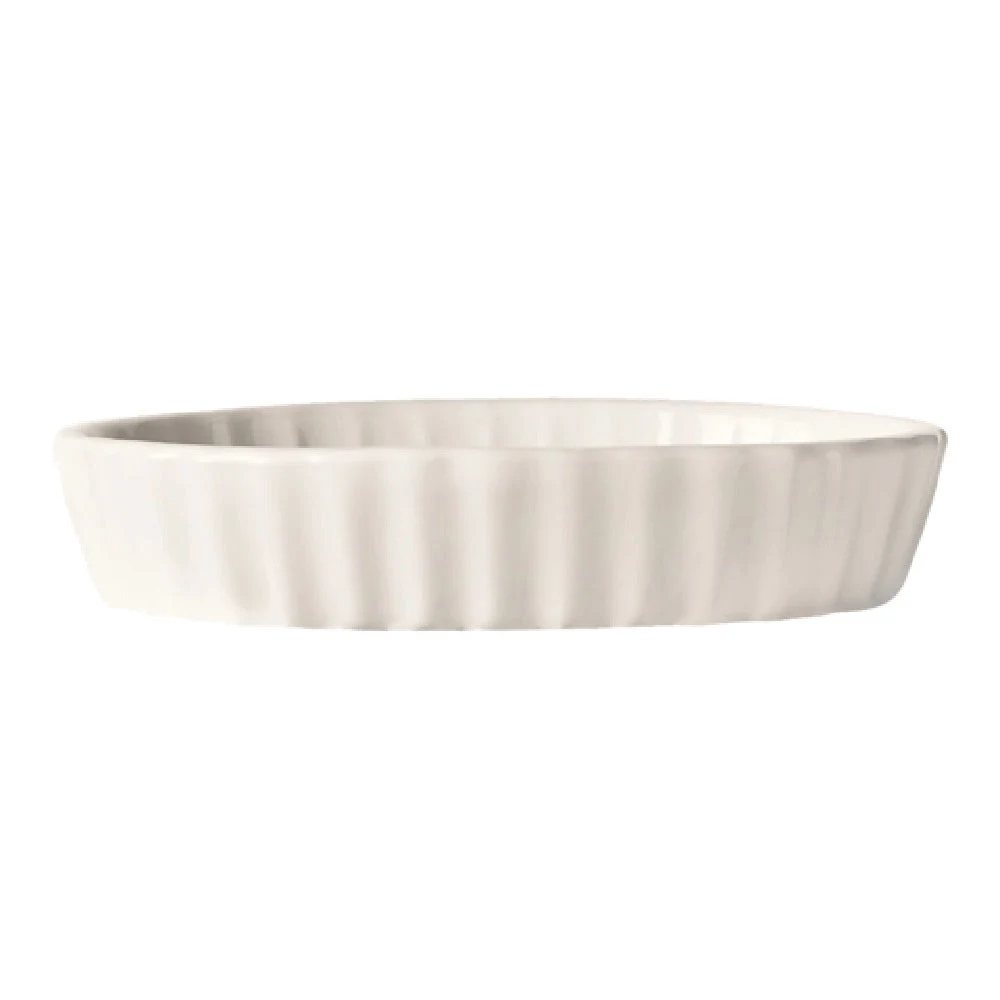 Libbey CB-050 5 Oz Creme Brulee Dish Round China White Ovenproof 24 Packs