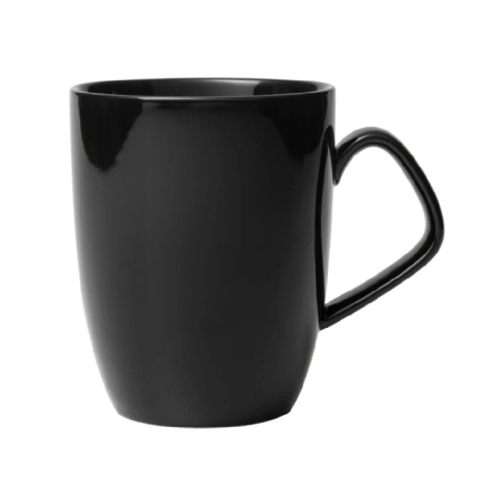 Libbey 109971 14.3 Oz Mug Black China with Durable Chip Resistant Finish