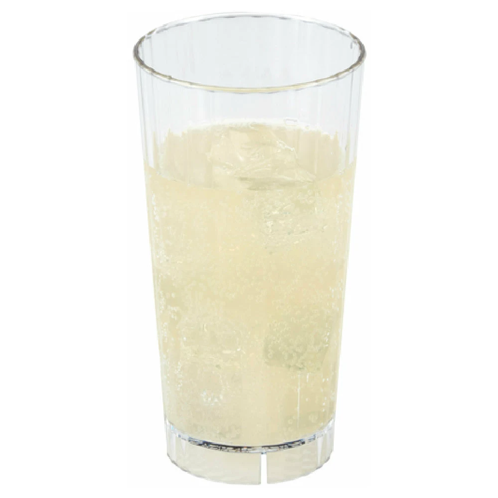 Cambro HT22CW135 22 Oz Clear Plastic Tumbler with Stacking Lugs Polycarbonate