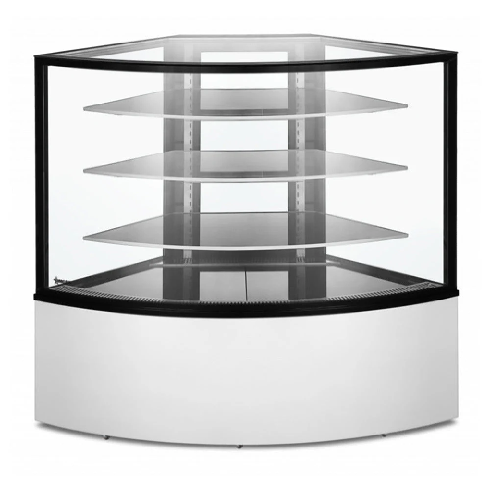 Omcan 47708 58-7/10 Inch Refrigerated Display Case with 16.78 cu ft Capacity Floor Model