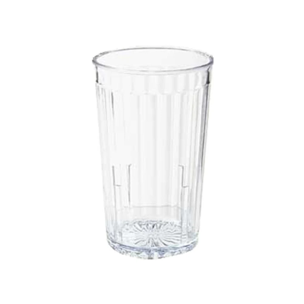 GET Enterprises 8816-1-CL 16 Oz Plastic Tumbler Textured Clear BPA Free Stackable