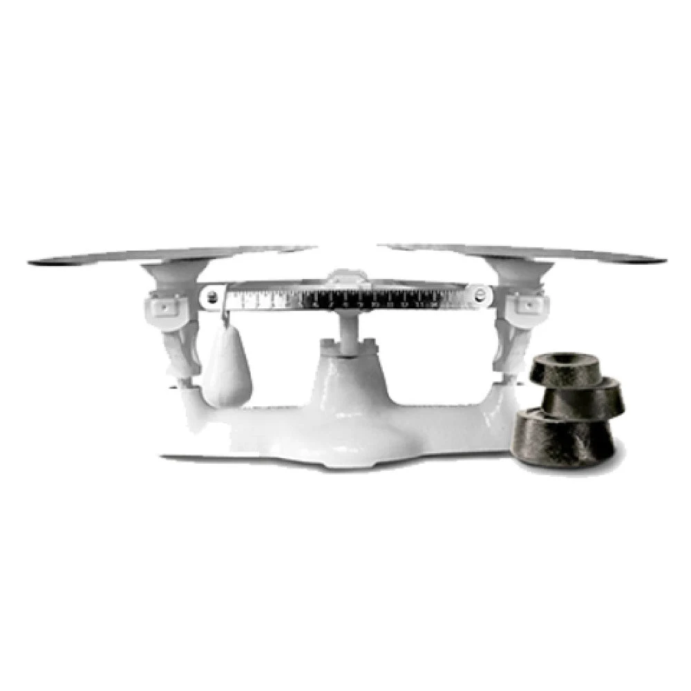 Penn Scale 1702 SS 8 Lb Baker's Scale 9 Inch Diameter with Free Weights Cast Iron Powder Coat
