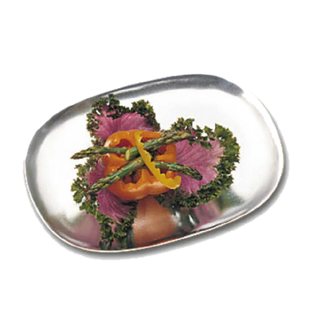 Bon Chef 2001CARM 11 Inch Sizzle Platter Aluminum with Ceramic-look Coating Sandstone Caramel