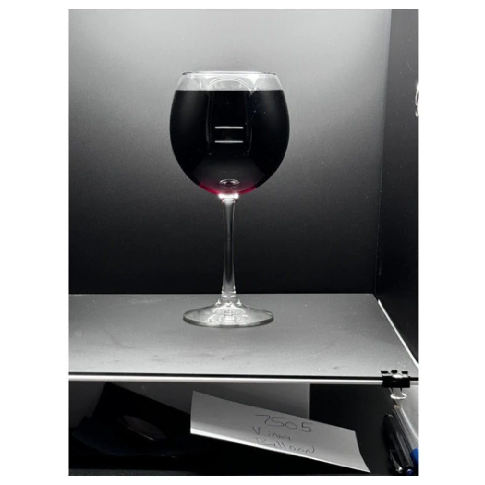 Buccaneer Container Corp 6Y9PL7505 18.25 Oz Balloon Wine Glass with Laser Etched Pour Lines