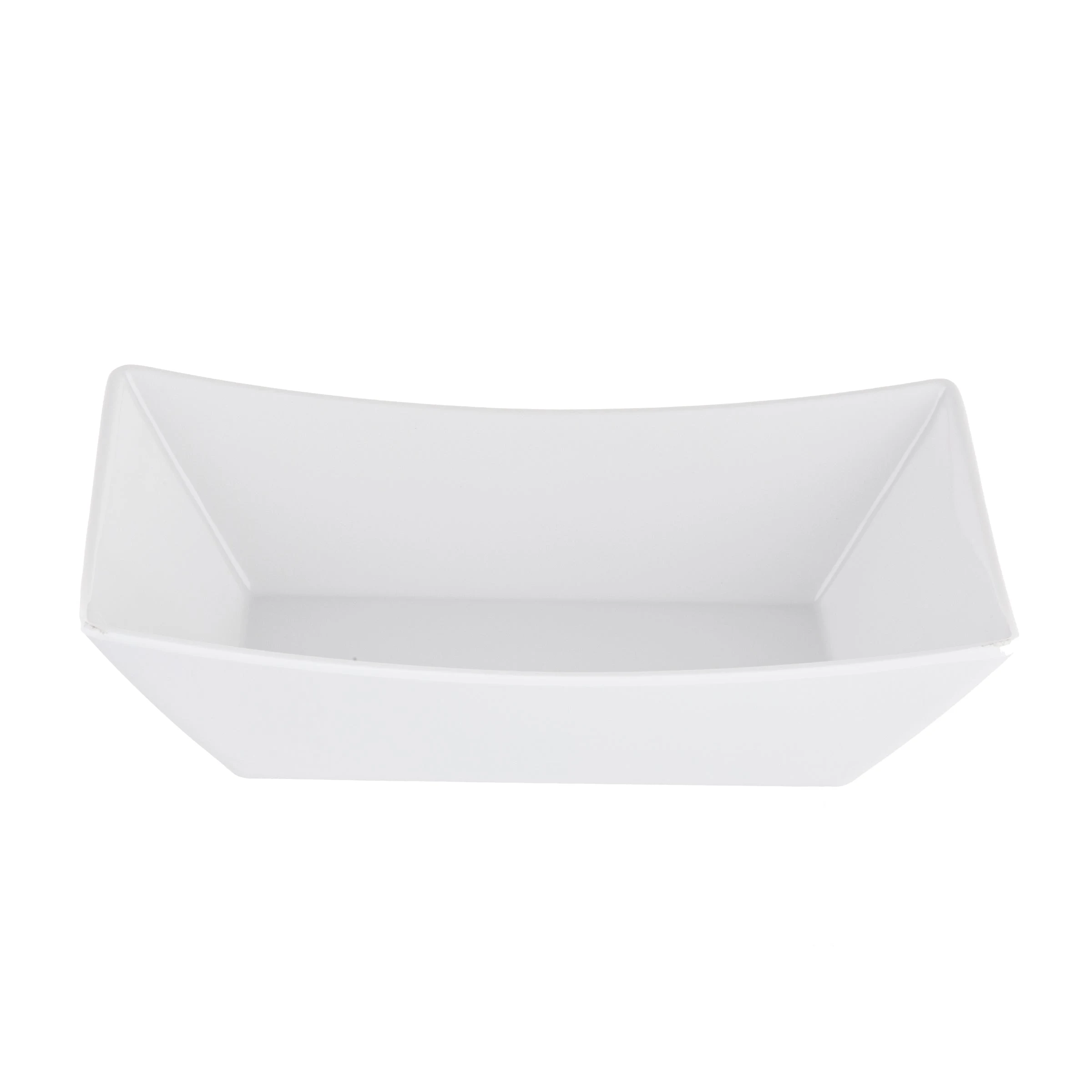 Tablecraft 20029W 17 Oz Melamine Fry Tray Medium Dishwasher Safe White