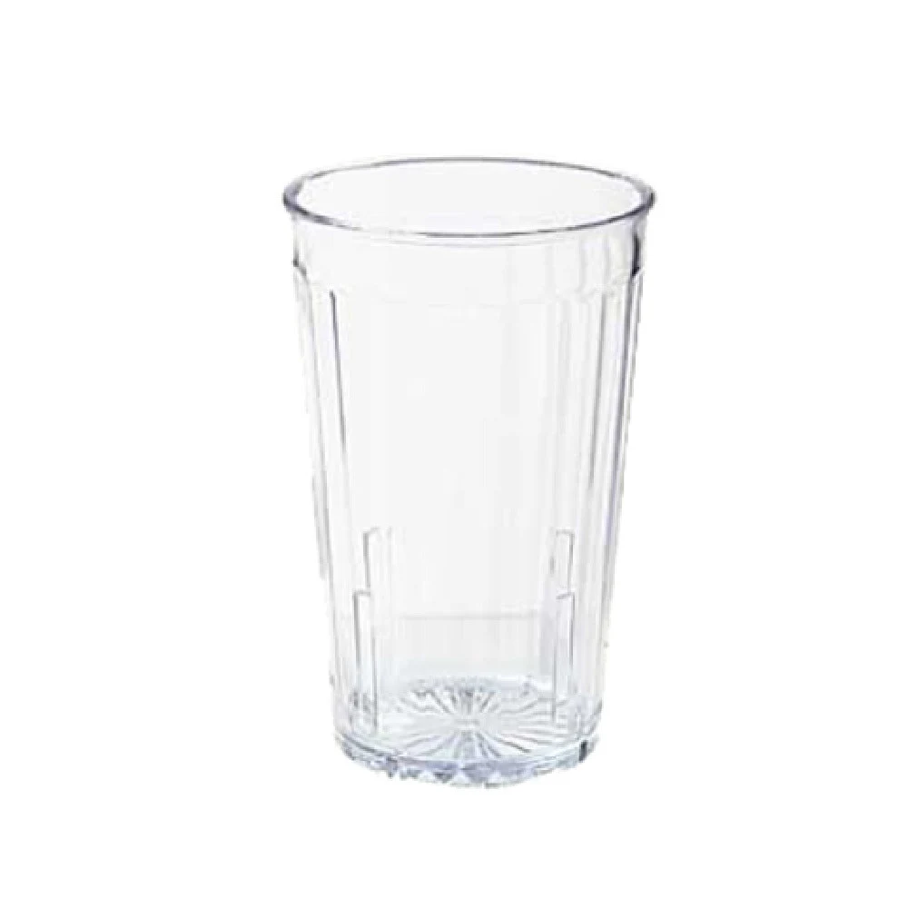 GET Enterprises 8808-1-CL 8 Oz Clear Textured BPA Free Plastic Tumbler