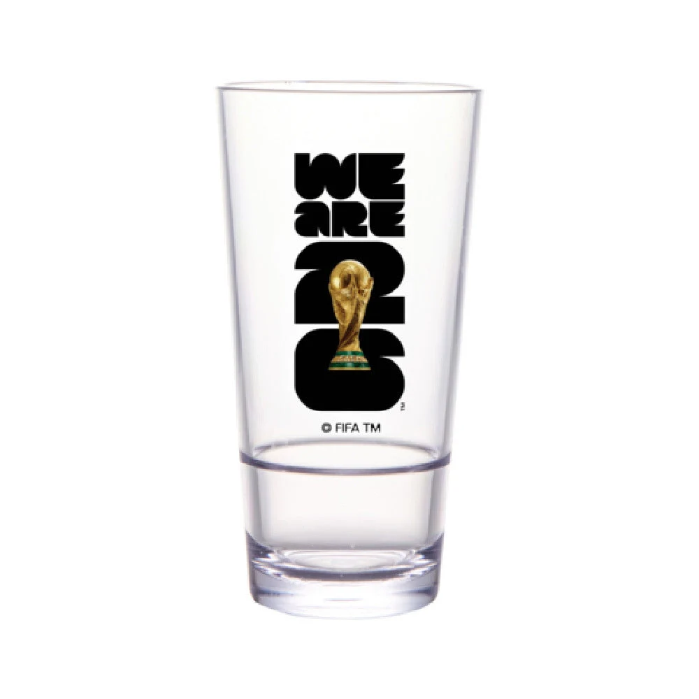 GET Enterprises S-18-FIFA26-LOGOCOLOR FIFA Stackable Glass 20 Oz (21 Oz Rim-full) 3.4