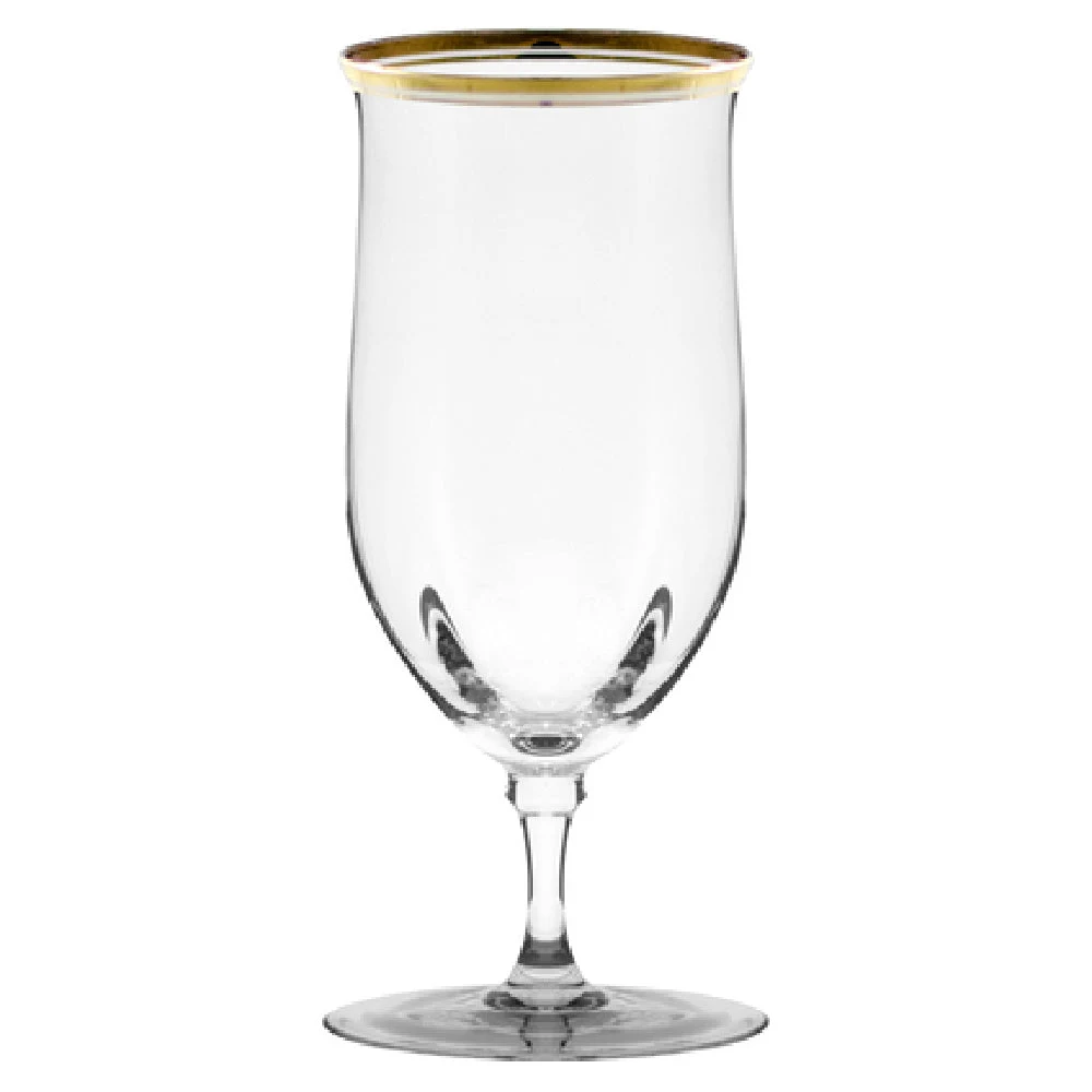 Ten Strawberry Street WINSR-GBLT-GLD Optic Goblet 16 Oz. Dishwasher Safe