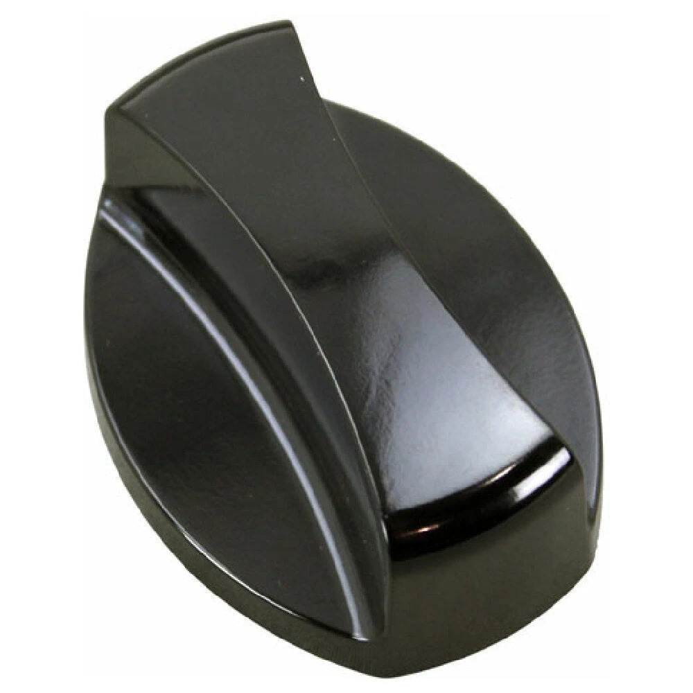 AllPoints GL4522585 2 Inch Black Oval Knob Open Burner with D-stem
