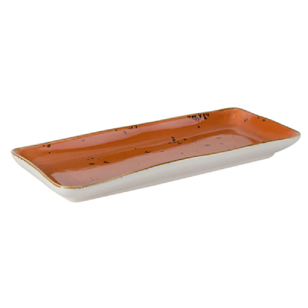 Tuxton GGC-550 11 Inch Rectangular Tray Ceramic Microwave and Dishwasher Safe