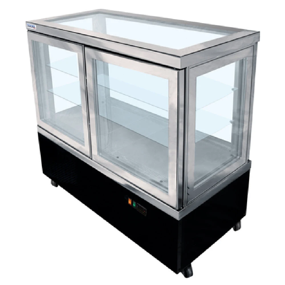 AMPTO CIELO 132-5 NFP 52 Inch Freestanding Refrigerator Display Case with Glass
