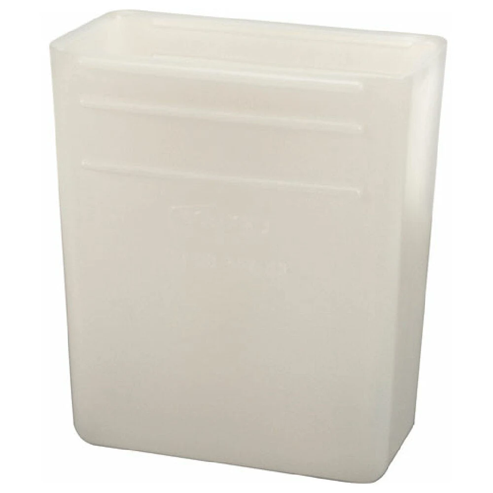 AllPoints 357-48 4 1/8 Inch Plastic Waste Receptacle with Impact Resistance