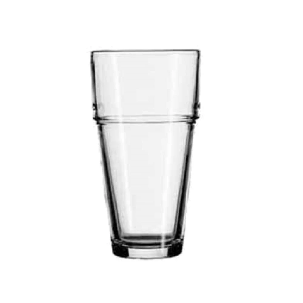 Anchor Hocking 73020 20 Oz Cooler Glass Clear Elongated Tempered Rim Stackable