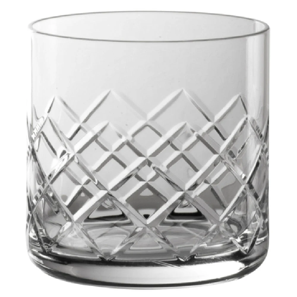 Steelite 480156R384 12.5 Oz Old Fashioned Glass Crystalline with Rim Treatment