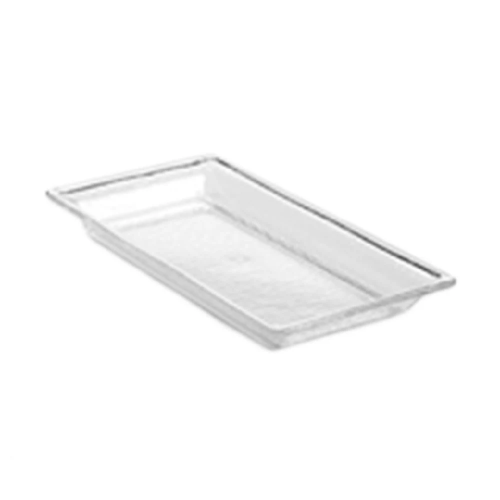 American Metalcraft CRGT23 92 Oz Clear Rectangular Tray Styrene