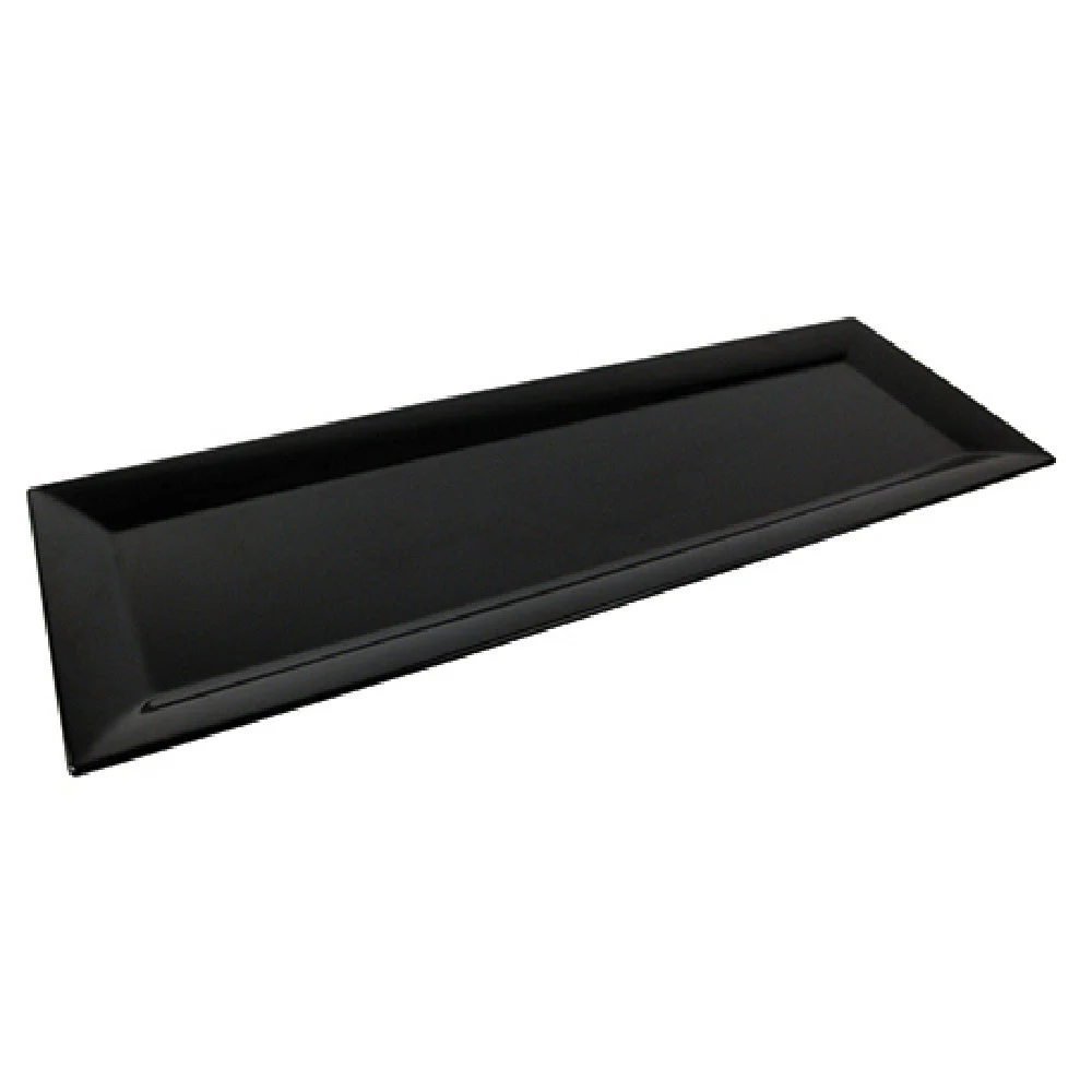 BauscherHepp TB1977 40-9/16 Oz. Rectangular Serving Tray Melamine Black