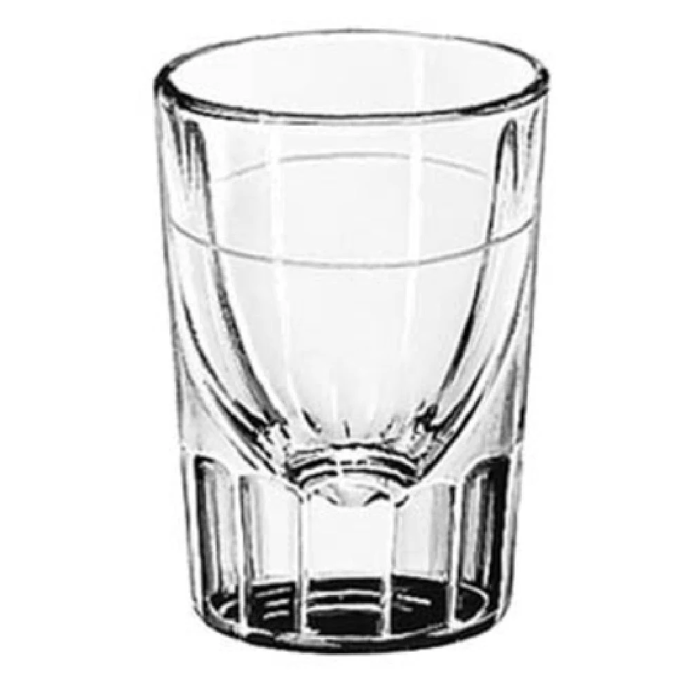 Libbey 5135/S0617 1-1/4 Oz Shot Glass Fluted with Lined Measure - 48 Counts