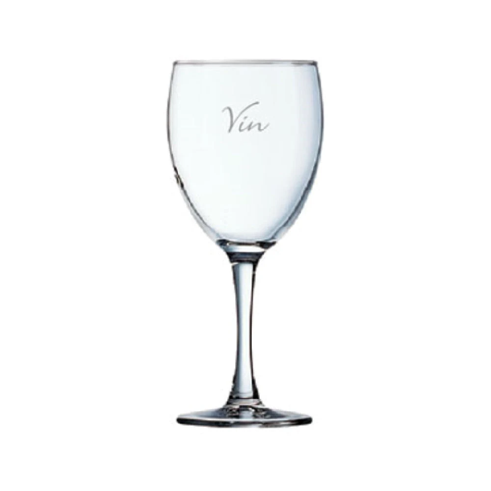 Arc Cardinal D1CM5312 12 Oz Glass Fully Tempered With Vin Logo - Wine Glass