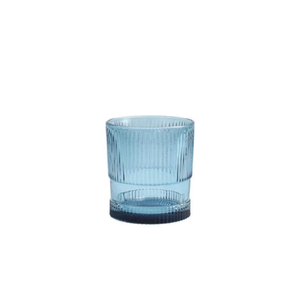 Fortessa NOHO.BLUE.04 9.85 Oz Blue Double Old Fashioned Glass - Case of 4