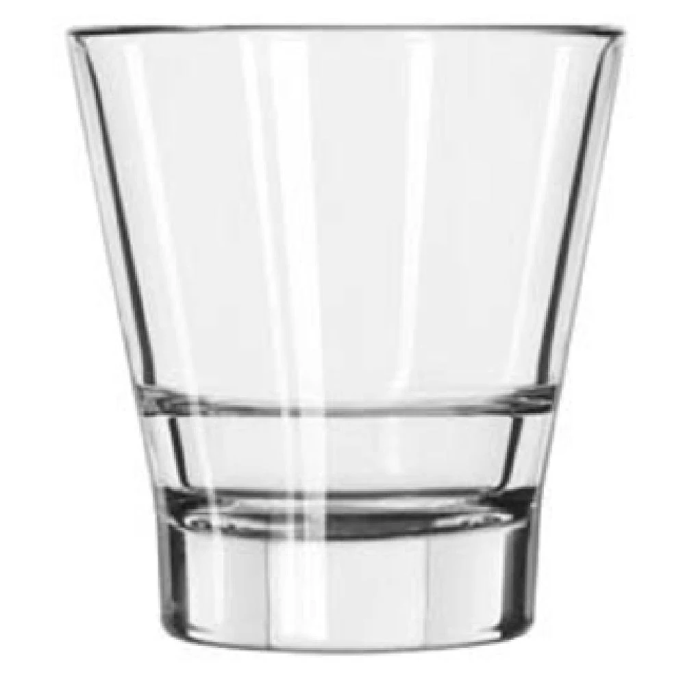 Libbey 15712 12 Oz Double Old Fashioned Glass Stackable Glass and Partially Tempered