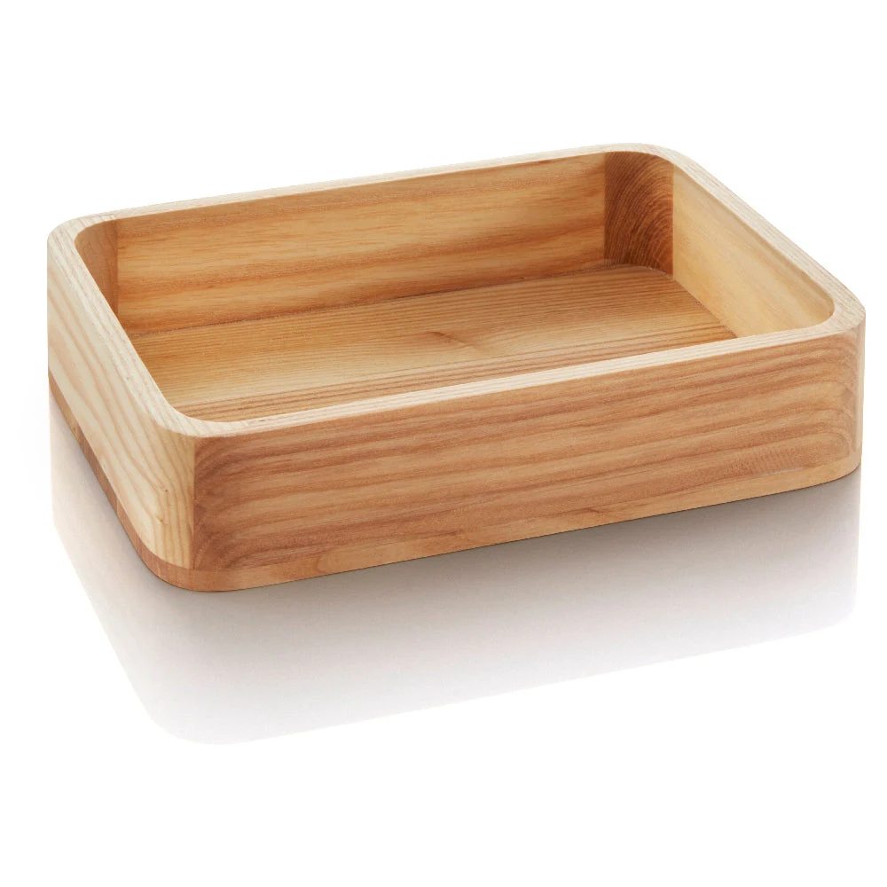 BauscherHepp 53.0163.0437 8.7 Inch Small Box Rectangle Ashwood - Style Lights