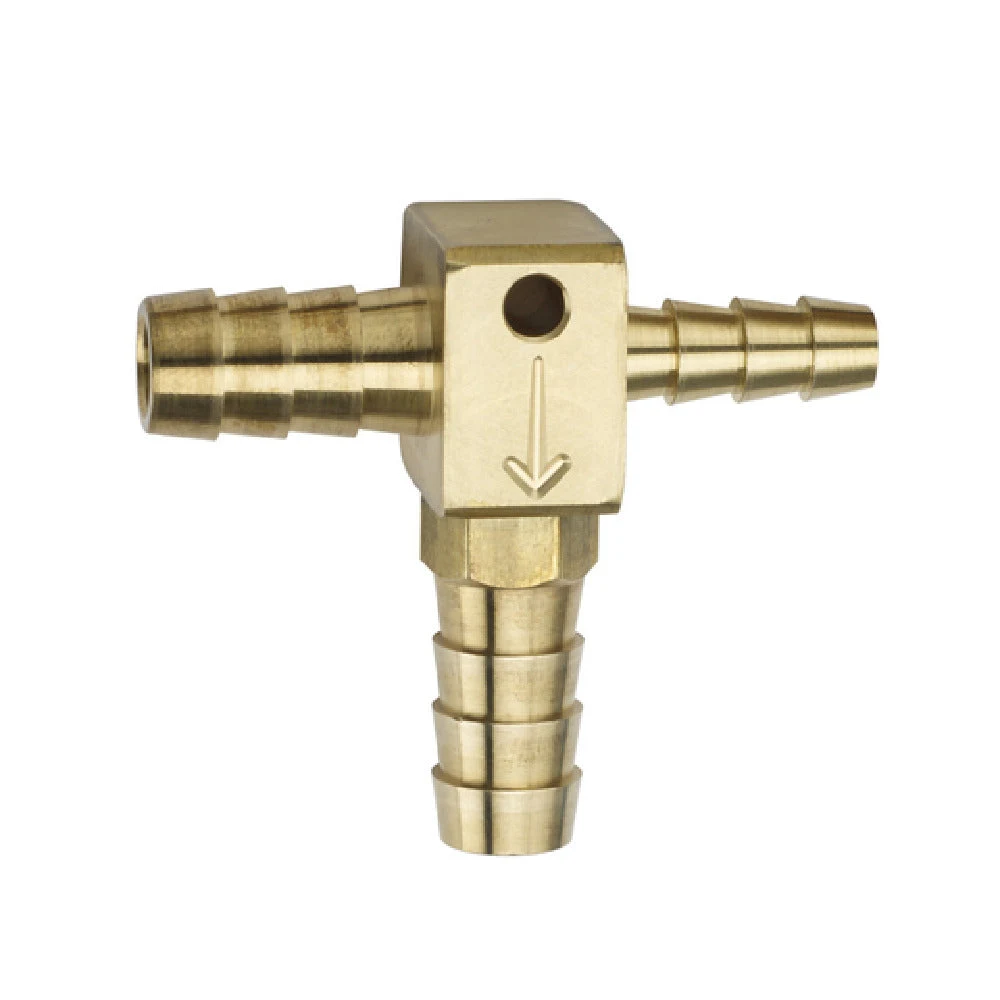 Optional 1/4 Inch Stainless Steel Check Valve Tee for Draft Beer System, Krowne KLD-CVT4
