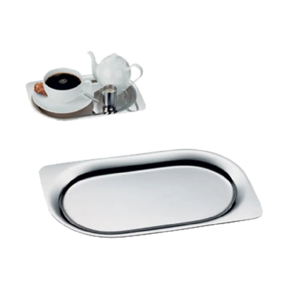 BauscherHepp 06.7550.6040 10-1/2 Inch Serving Tray Oval Stainless Steel with Pure by WMF